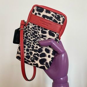 Coach Tech Wristlet Legacy Collection